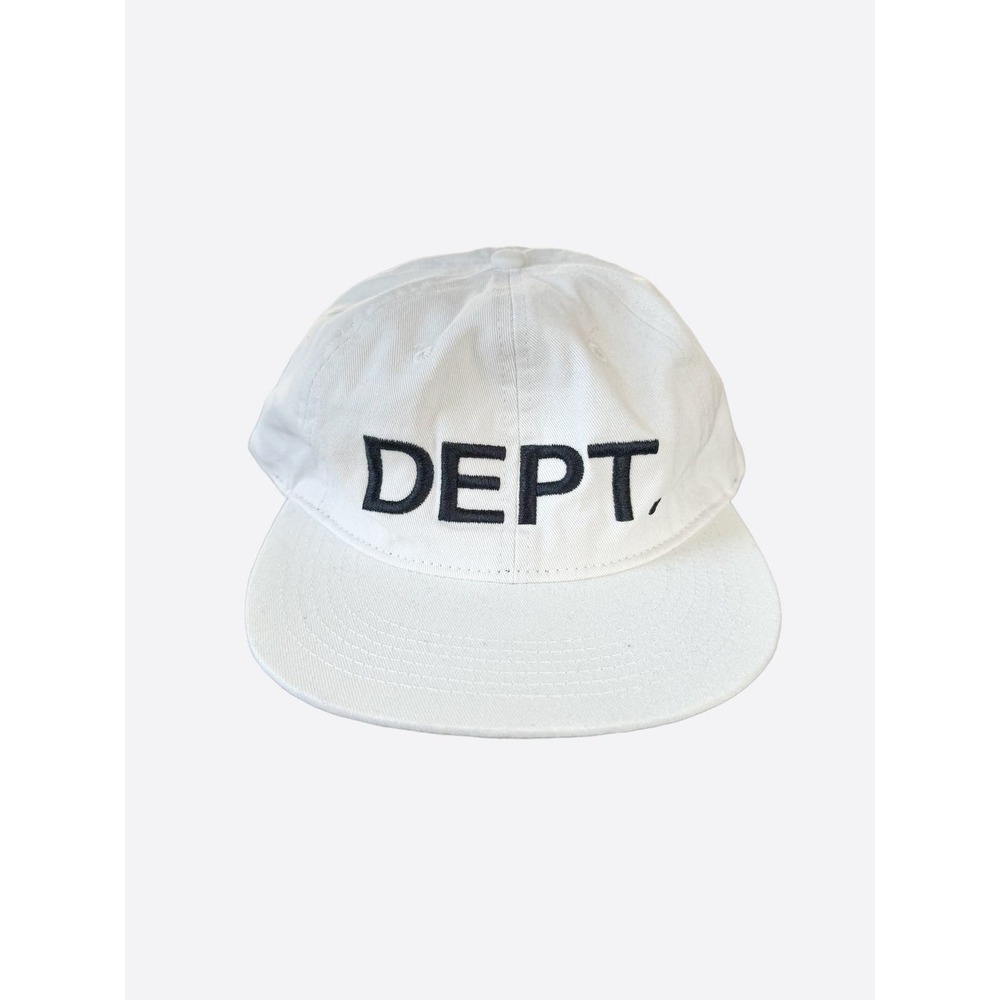Gallery Dept White & Black DEPT. Logo Hat